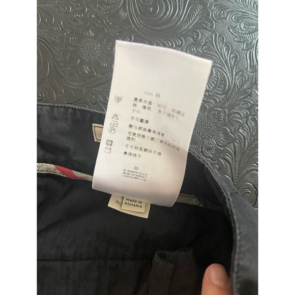 Vintage Y2K Burberry Women's Cargo Pants US 6 UK 8 ITA 40 Ankle Zip Full Length - Picture 7 of 9